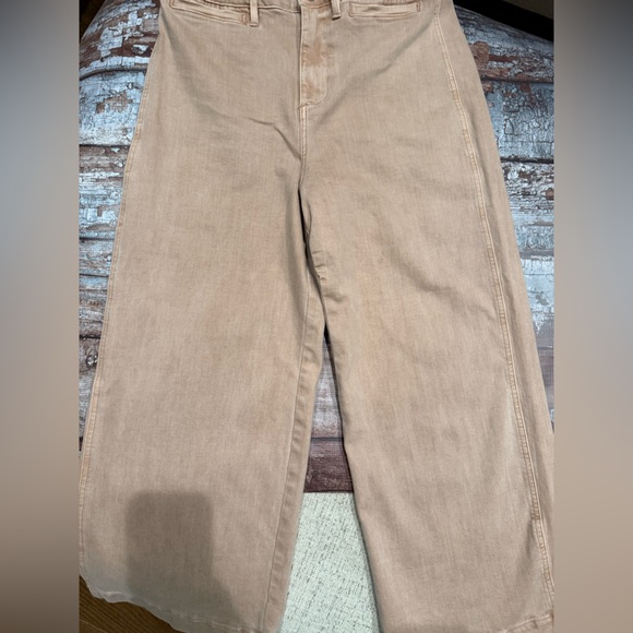 Oat New York Blush/Tan Ankle &‎ Cropped Jeans - Picture 1 of 11